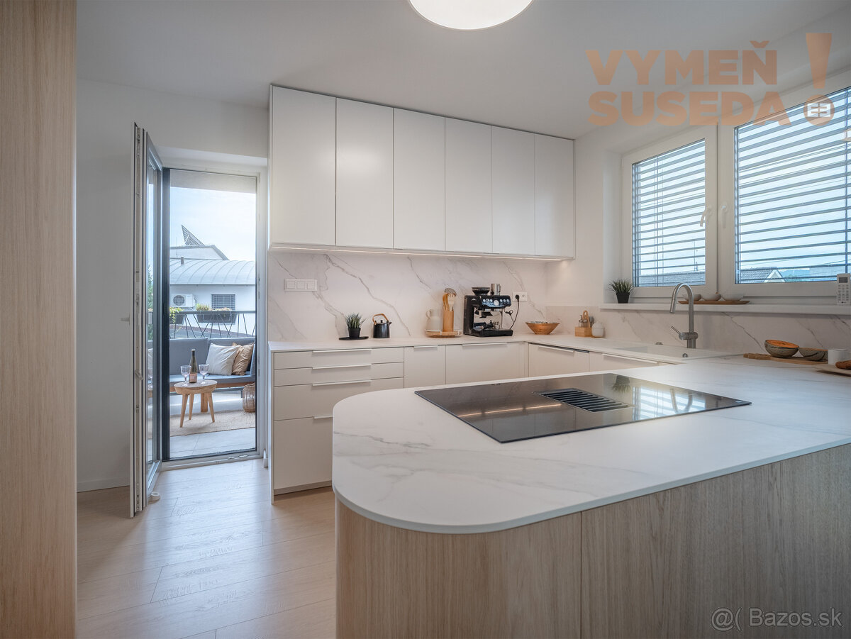 VYMEŇ SUSEDA - Výnimočný, 4 izb. byt s terasou, vysokými st - 5