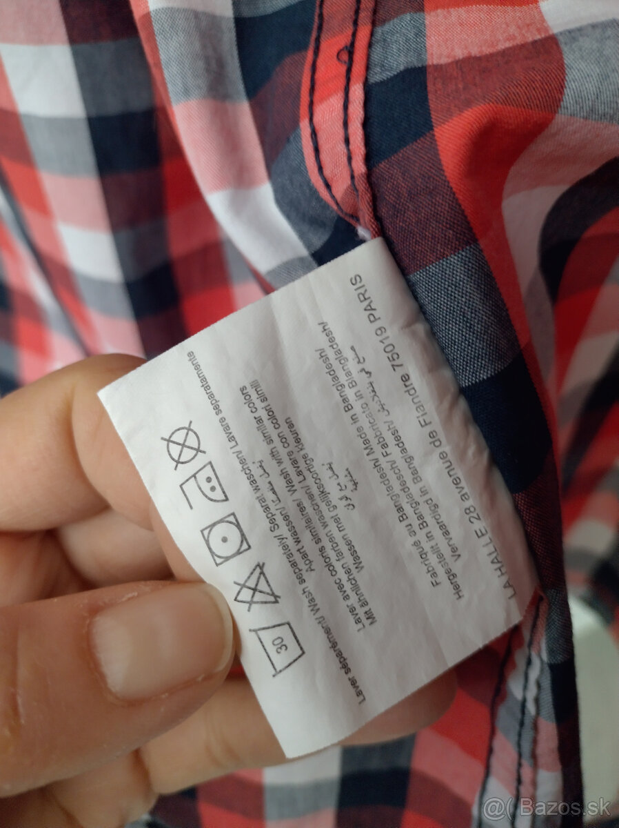 panska kockovana cervenociernobiela kosela - 5