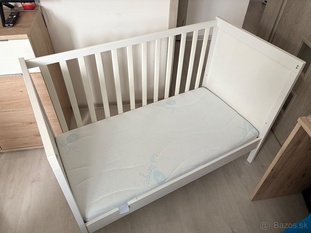 Prebaľovacia komoda +postieľka - 5