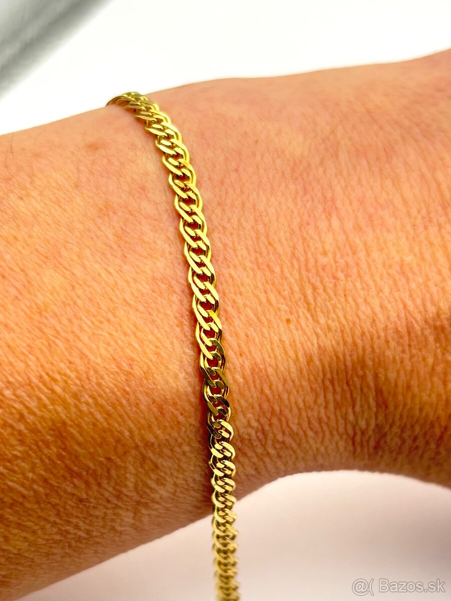 Zlaty náramok 585/1000 - 5