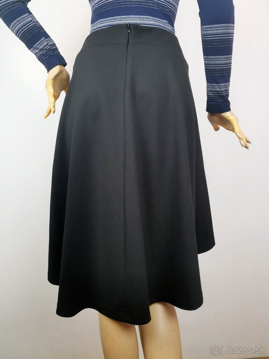 ILSE JACOBSEN - Krásna čierna sukňa veľkosť S - 5