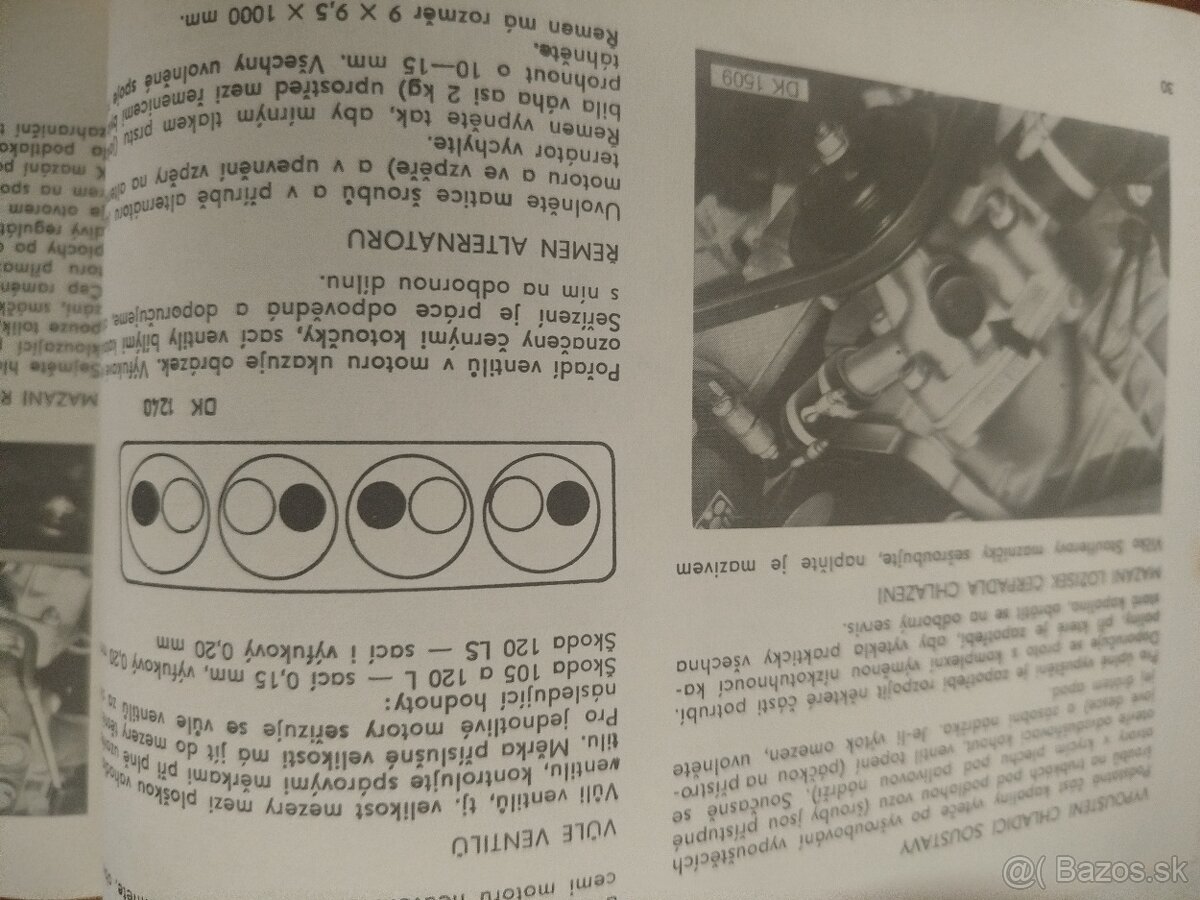 Predám príručky,návod na škoda 105,120 - 5