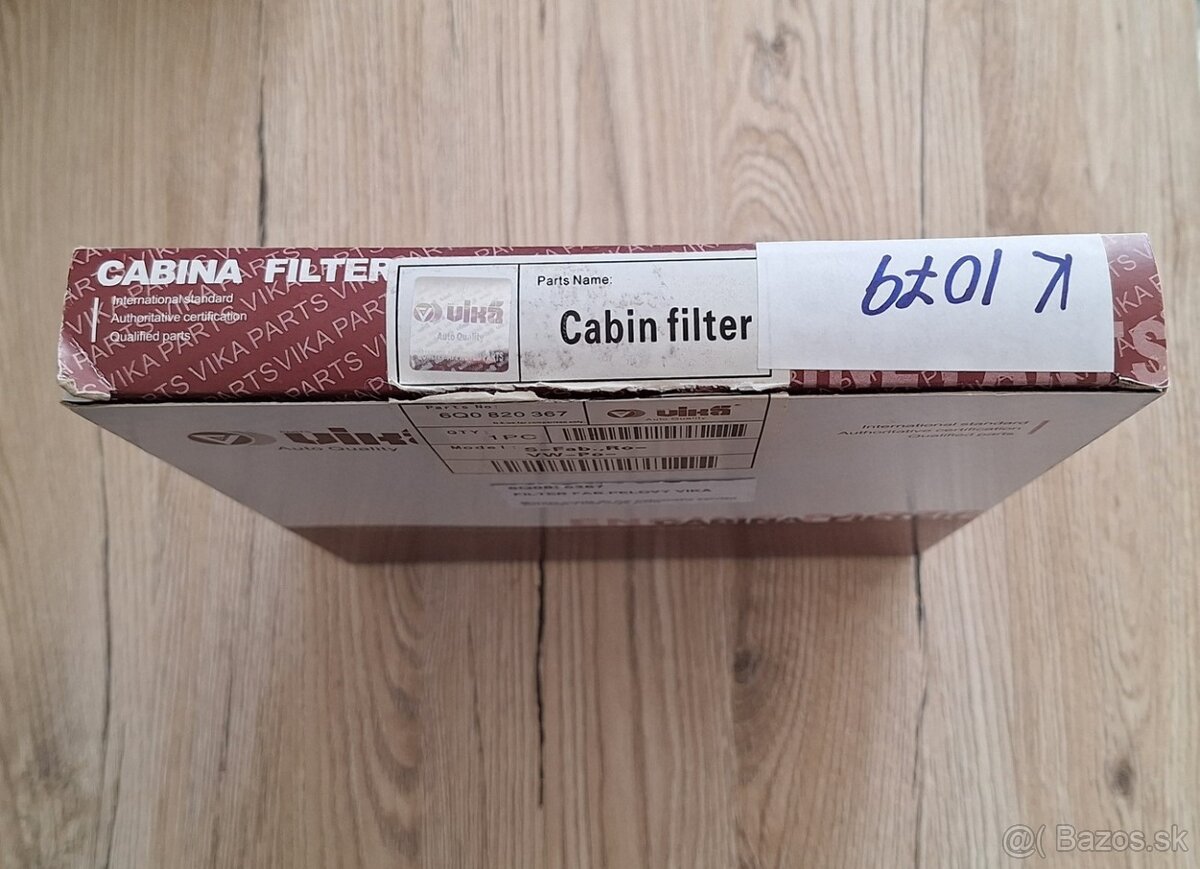 Peľový filter uhlíkový VIKA. - 5