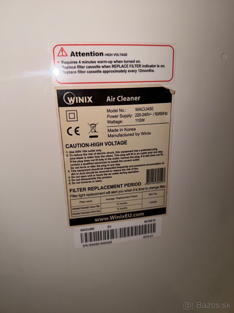 Winix čistička vzduchu - 5