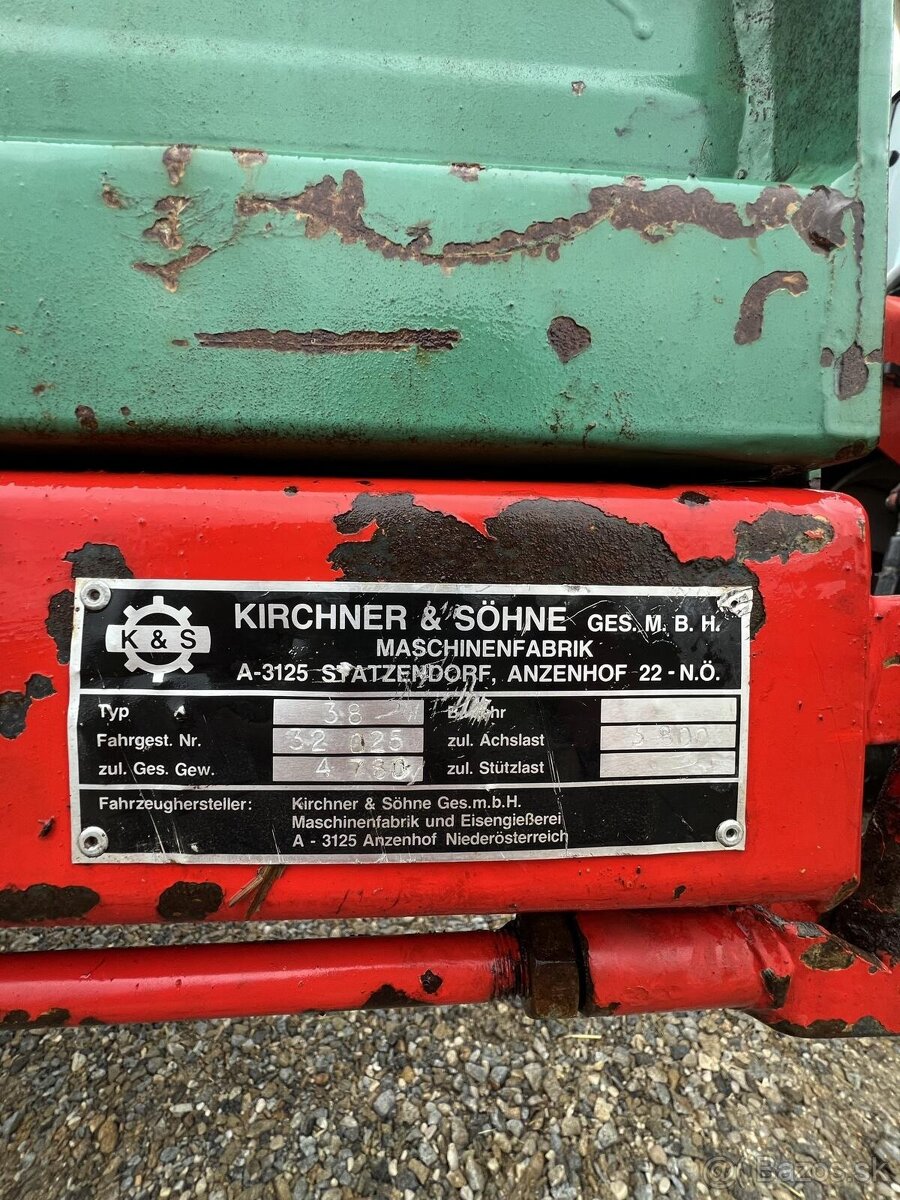 Rozmetadlo 3,8t - 5
