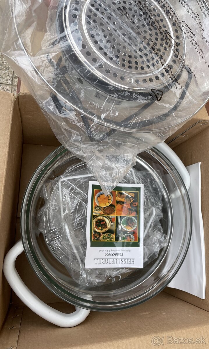 TURBO 3000-teplovzdušná rúra-nová,výhodná cena - 5