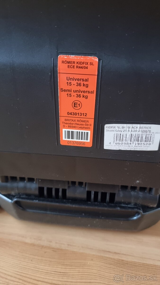 Autosedačka Britax Römer Kidfix SL Black - 5