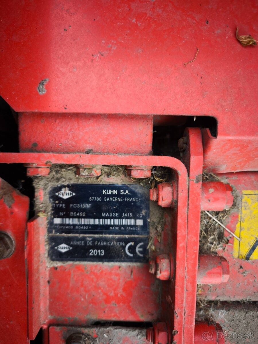 Prodám čelní sekačku KUHN FC 313 RF, rok 2013 v dobrém stavu - 5