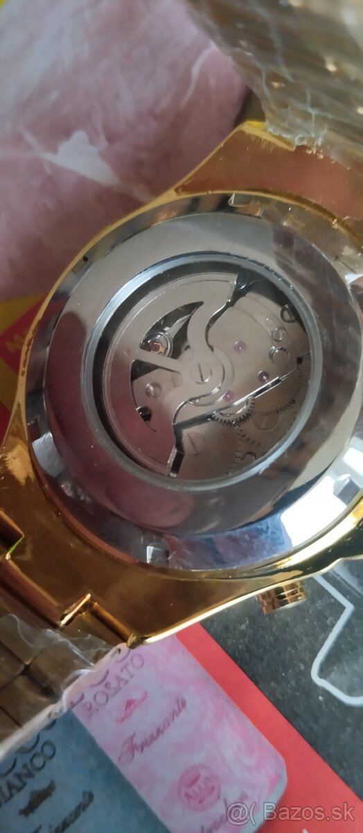 luxusní hodinky SEWOR SKELETON - 5