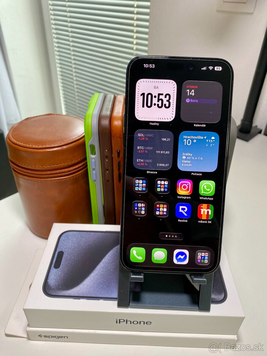 Apple iPhone 15 Pro Max 256GB Blue Titanium - 5