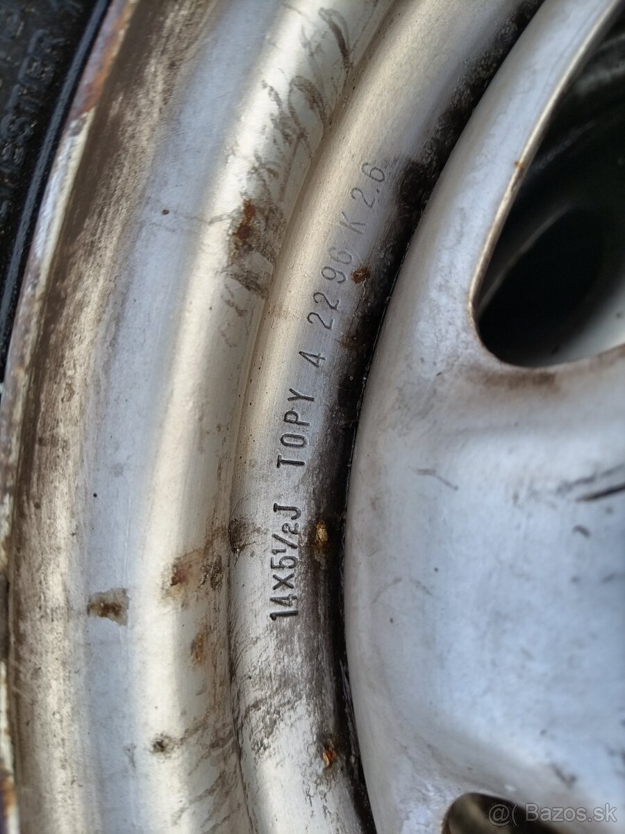 Letné pneu+plech disky 175/65 R14 82T KUMHO - 5