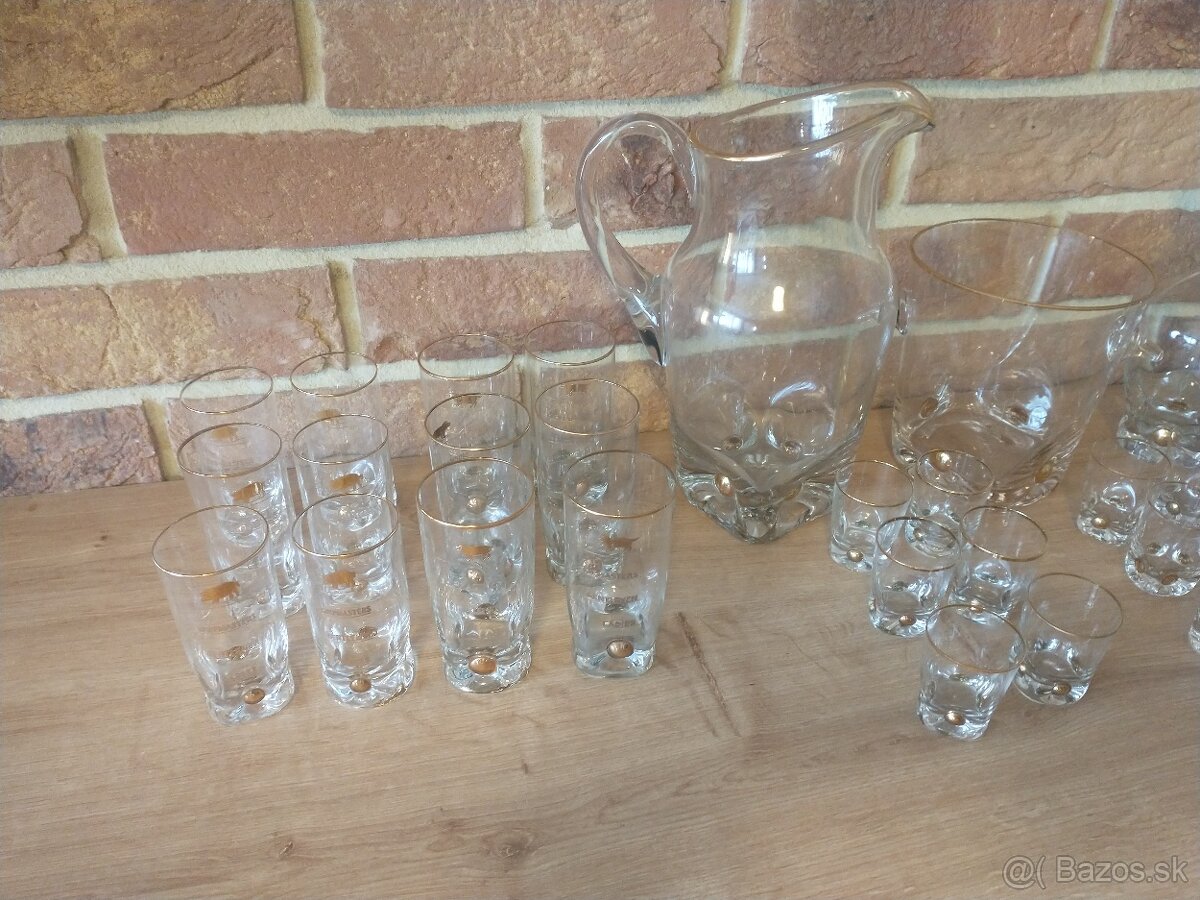 poháre zlatý jano,zlatá zuzana, karafa, džbán, nádoba na ľad - 5