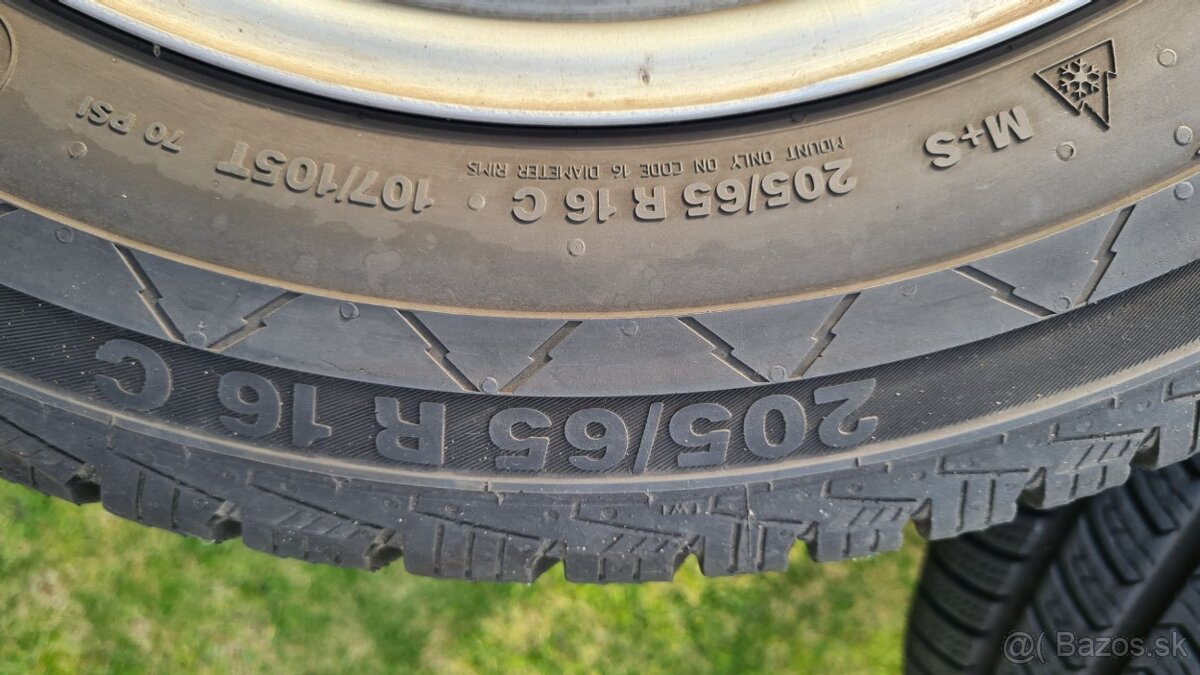 Originál zimná sada Mercedes Vito W639 R16 5x112 - 5