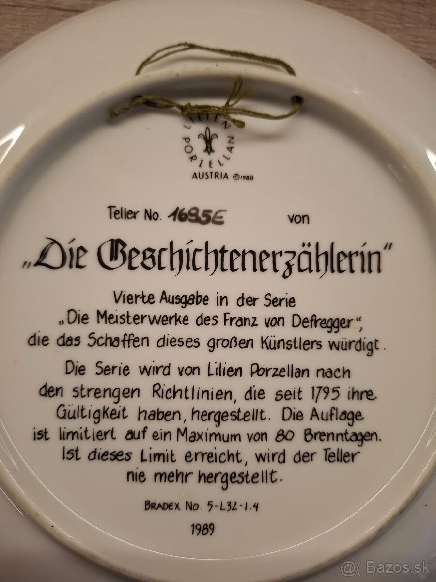 Zberatelske taniere - 2ks - 5