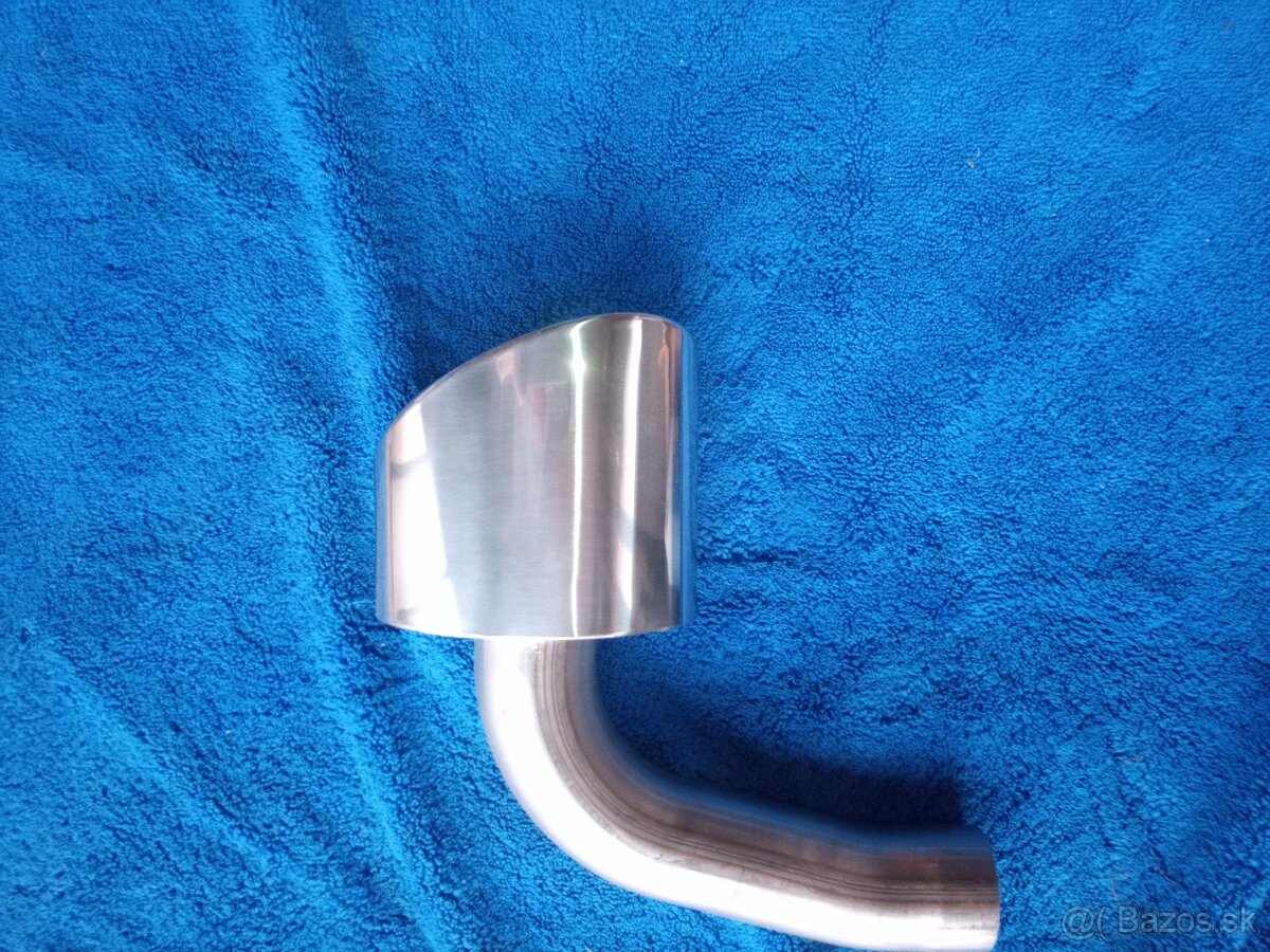 Koncovka výfuku ovál nerez - 5
