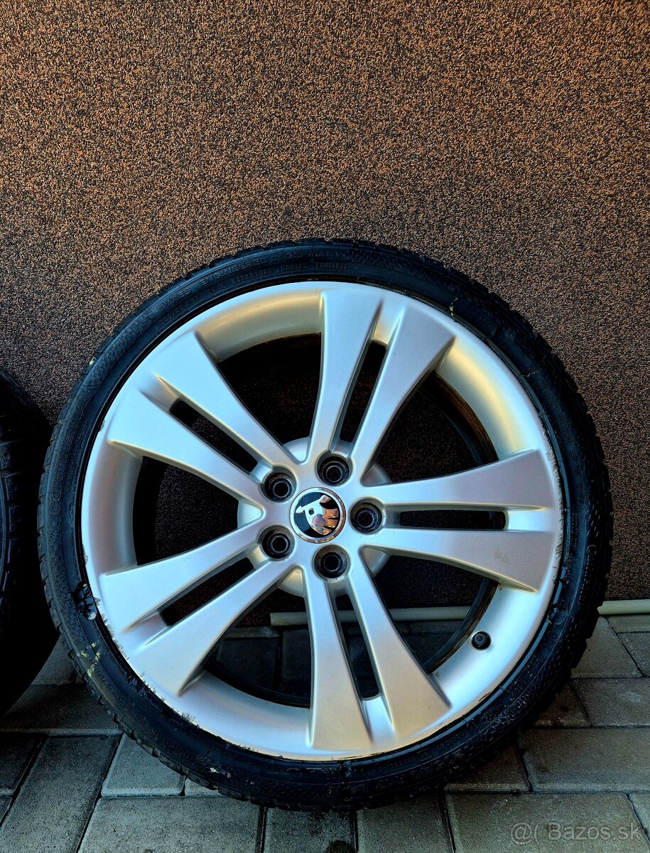 Predám elektróny ŠKODA TRINITY 5x100 R17 - 5