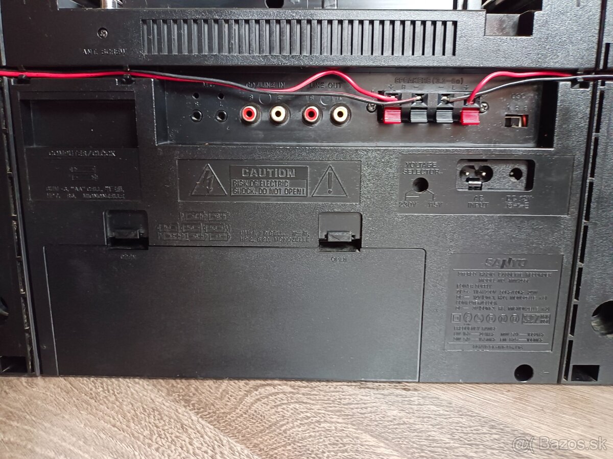 Sanyo MW255L radiomagnetofon retro 2 kazeťák - 5