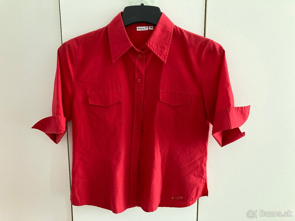 Elegantna cervena bluzka 36 - 5