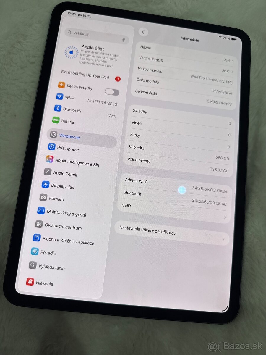 Predám iPad Pro 11 M4 256gb Wi-Fi SpaceBlack - 5