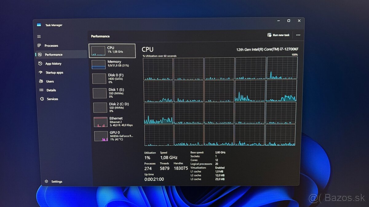 Herny PC - RTX 3070/i7-12700KF/32GB RAM/3TB SSD - 5
