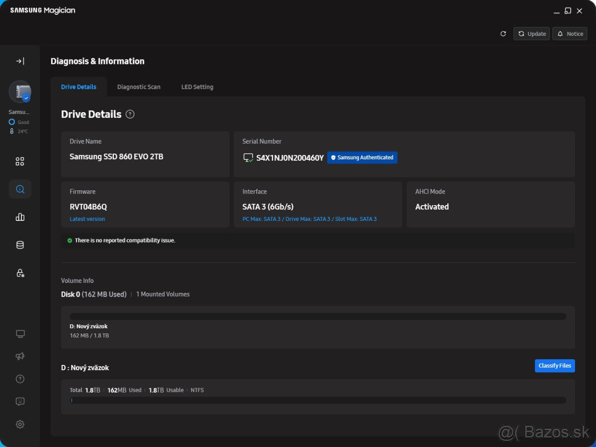 SSD Samsung 860 EVO 2TB 2,5" - 5