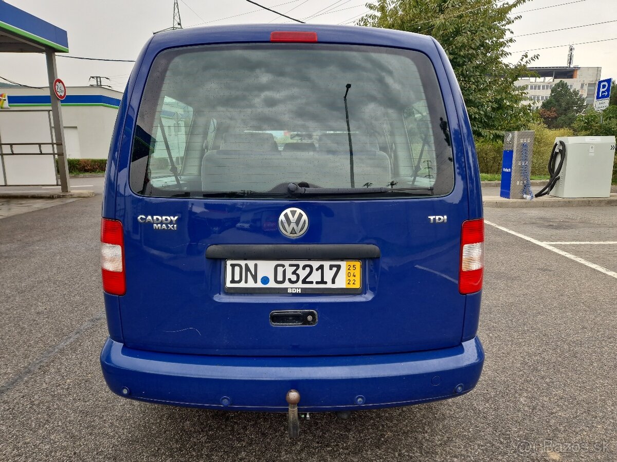 REZERVE...Volkswagen Caddy 1.9 TDI 77 KW Maxi DSG 7-miestna - 5