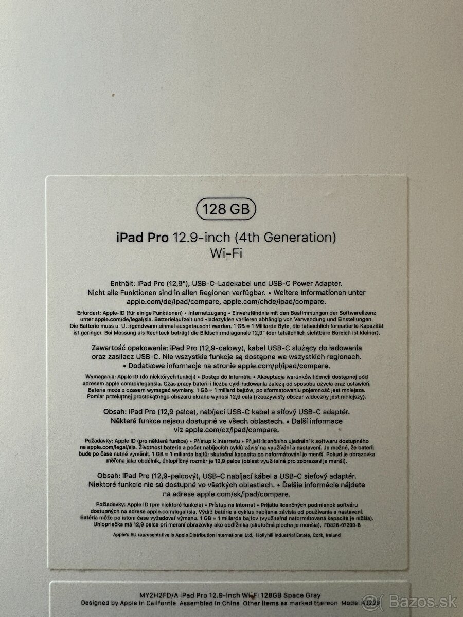 Apple iPad Pro 12,9" 128GB 4th gen WIFI - 5
