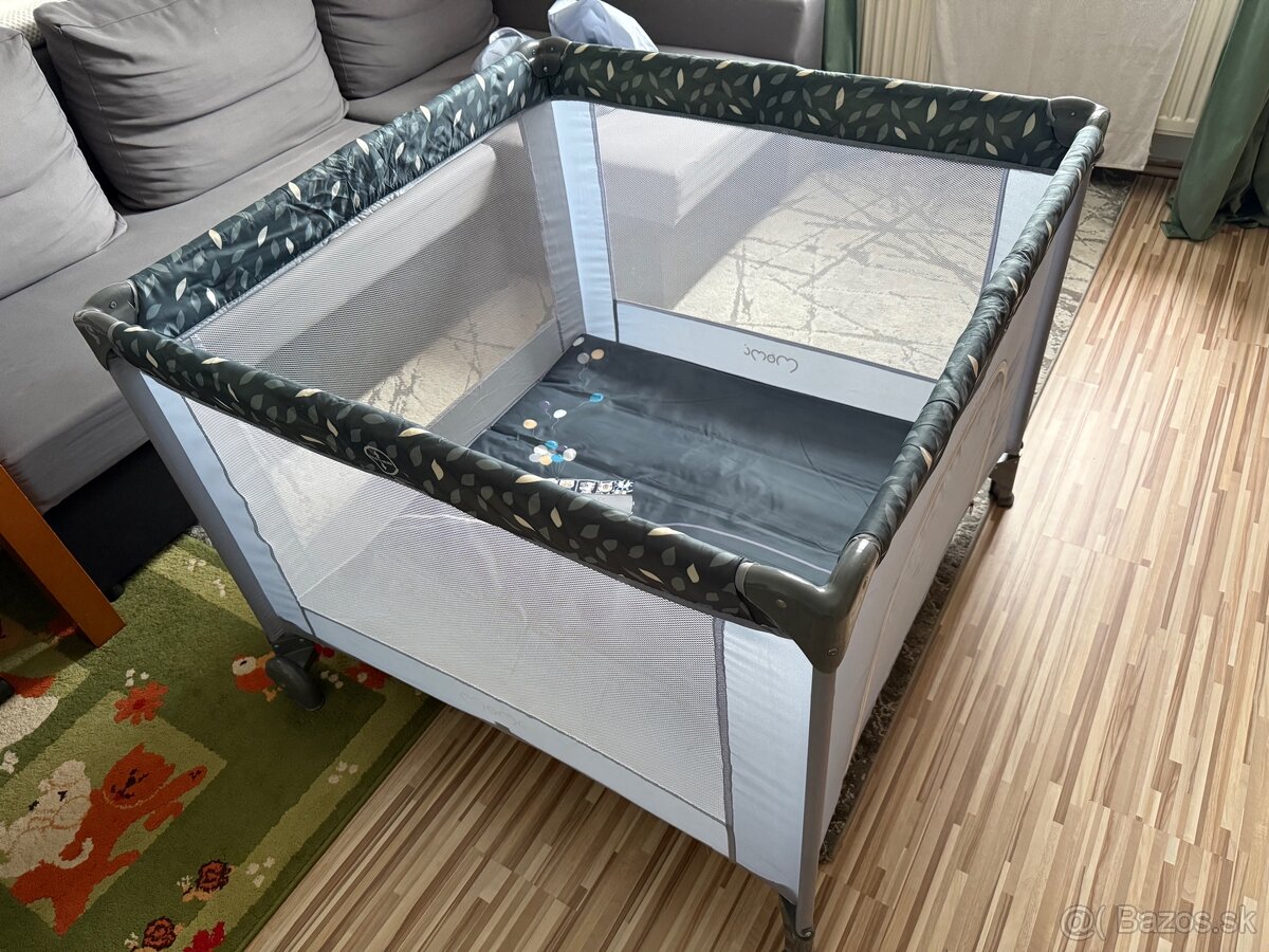 Detská ohrádky MoMi Mamu sivá - 5