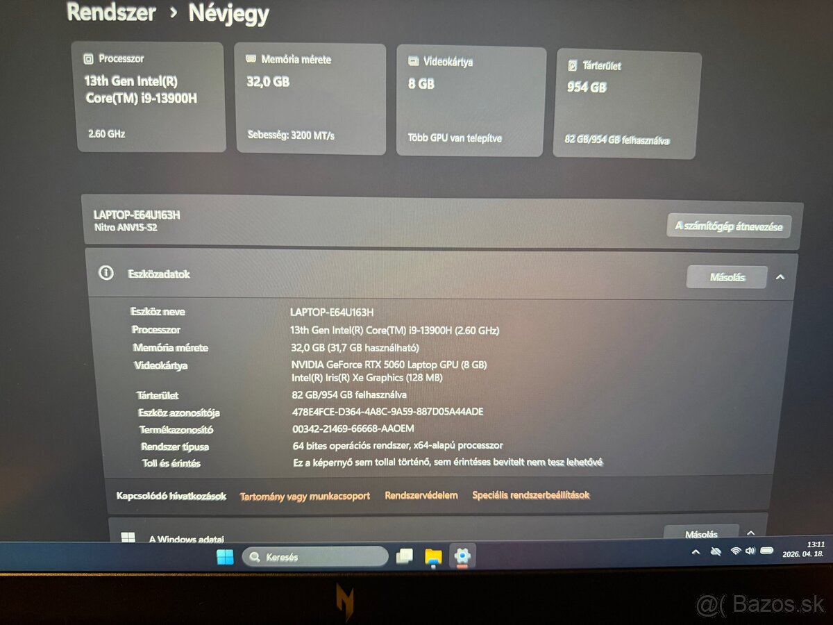 Acer Nitro V15 - 5