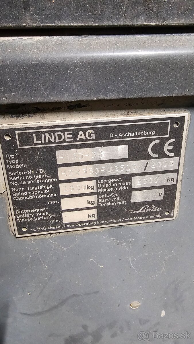 Predám VZV LINDE - 5