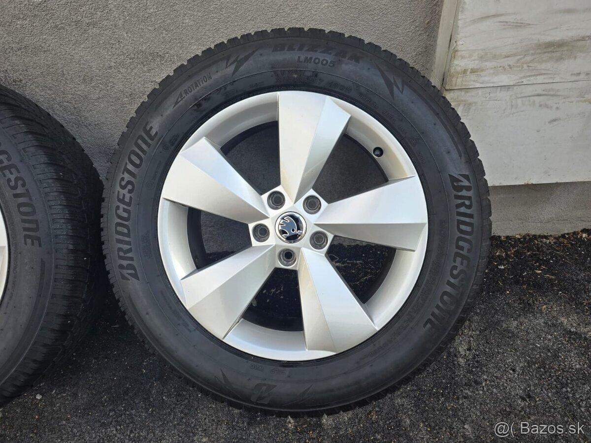 zimne kolesa Škoda Kodiaq 5x112 r17 215/65 r17 - 5