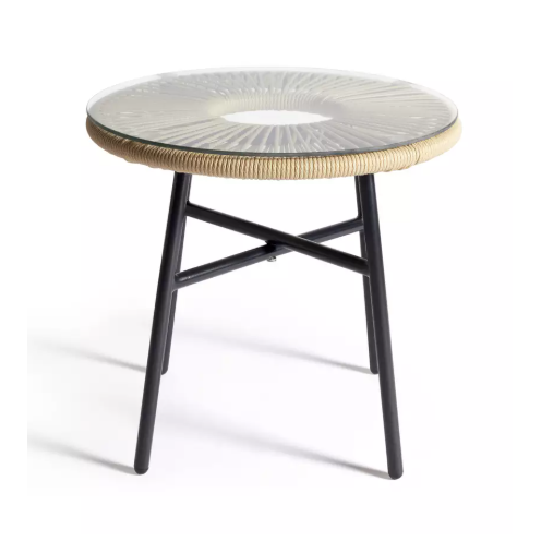 Záhradný bistro set Java z ratanu pre 2 osoby - 5