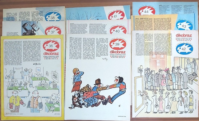 DIKOBRAZ - komplet ROČNÍK 1987 - 5