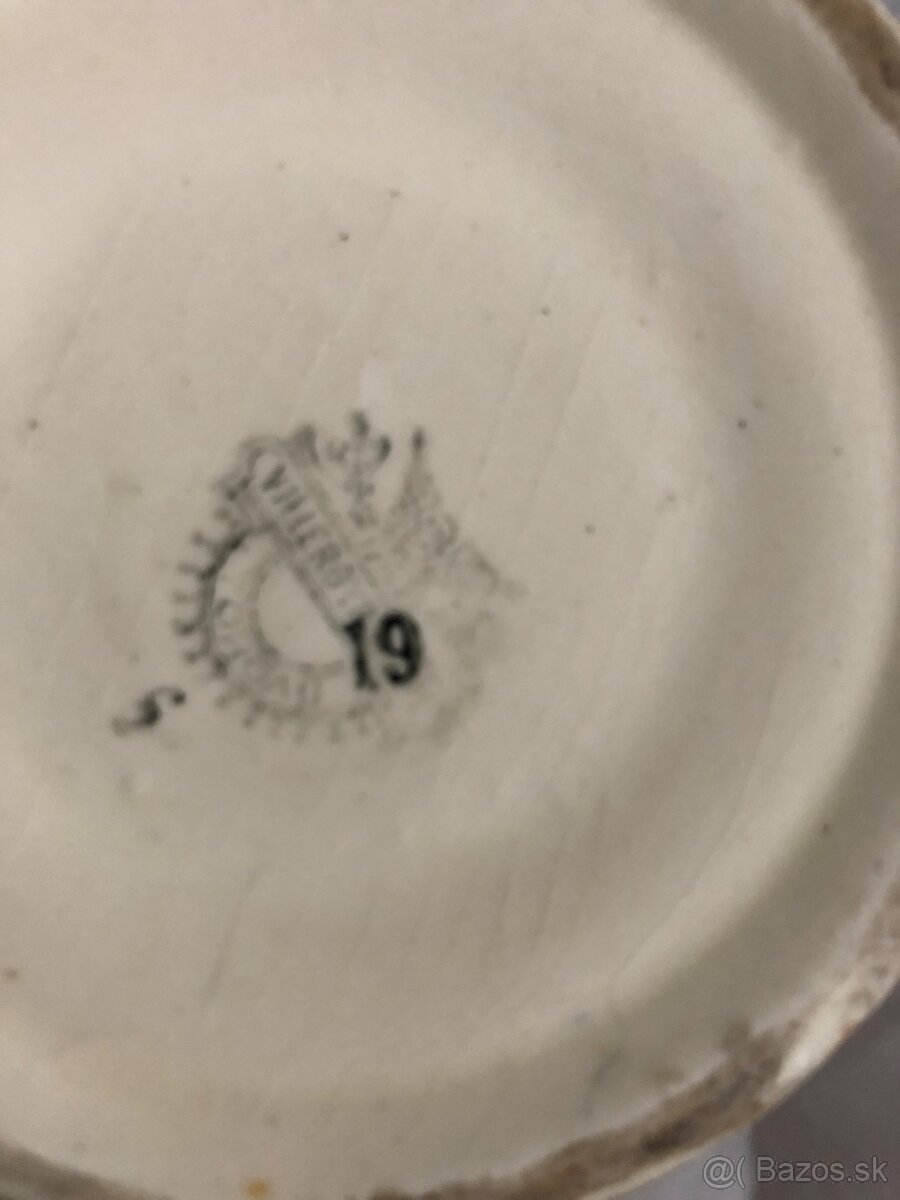 Vileroy boch starozitna vaza vlci mak vlcie maky - 5