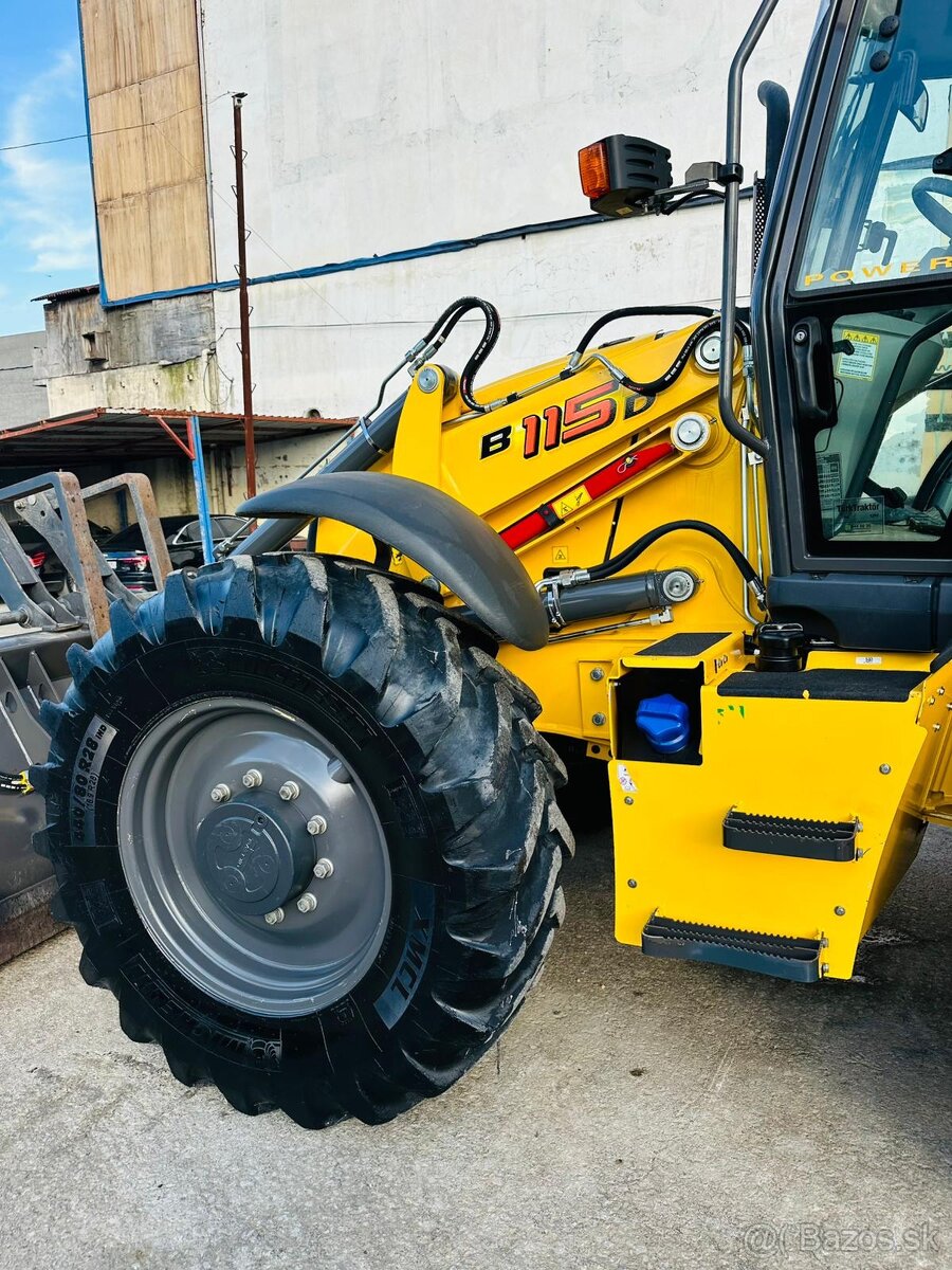 New holland B115 / 2023 , 986 hodin traktor bager - 5