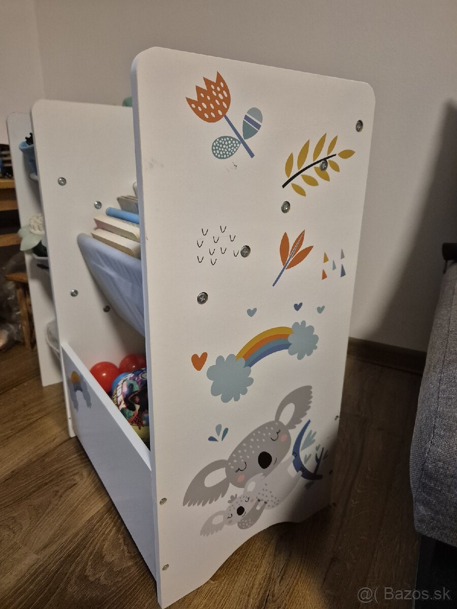 Detská komoda, regál na hračky - 5