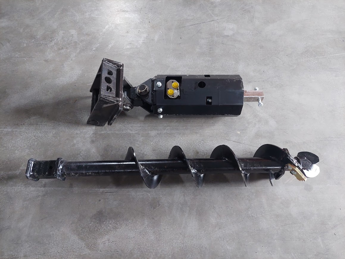 Zemný vrták na minibager - 5