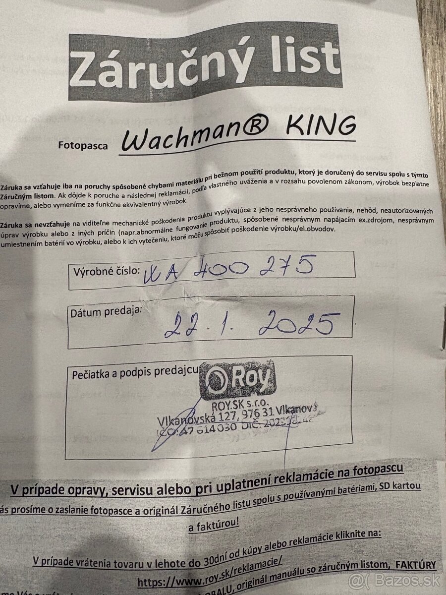 Fotopasca Wachman King 2.Gen - 5