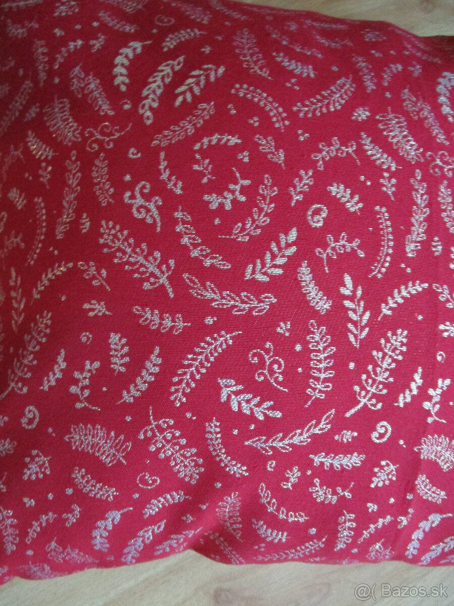 Vianočná obliečka so zlatým lurexom - 5