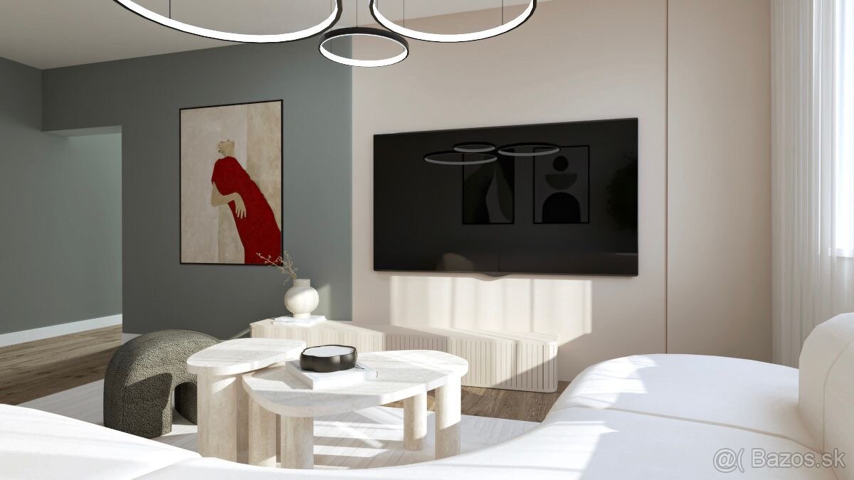 Na predaj štýlový 3 Izbovy byt po komp. reko. TN - 5