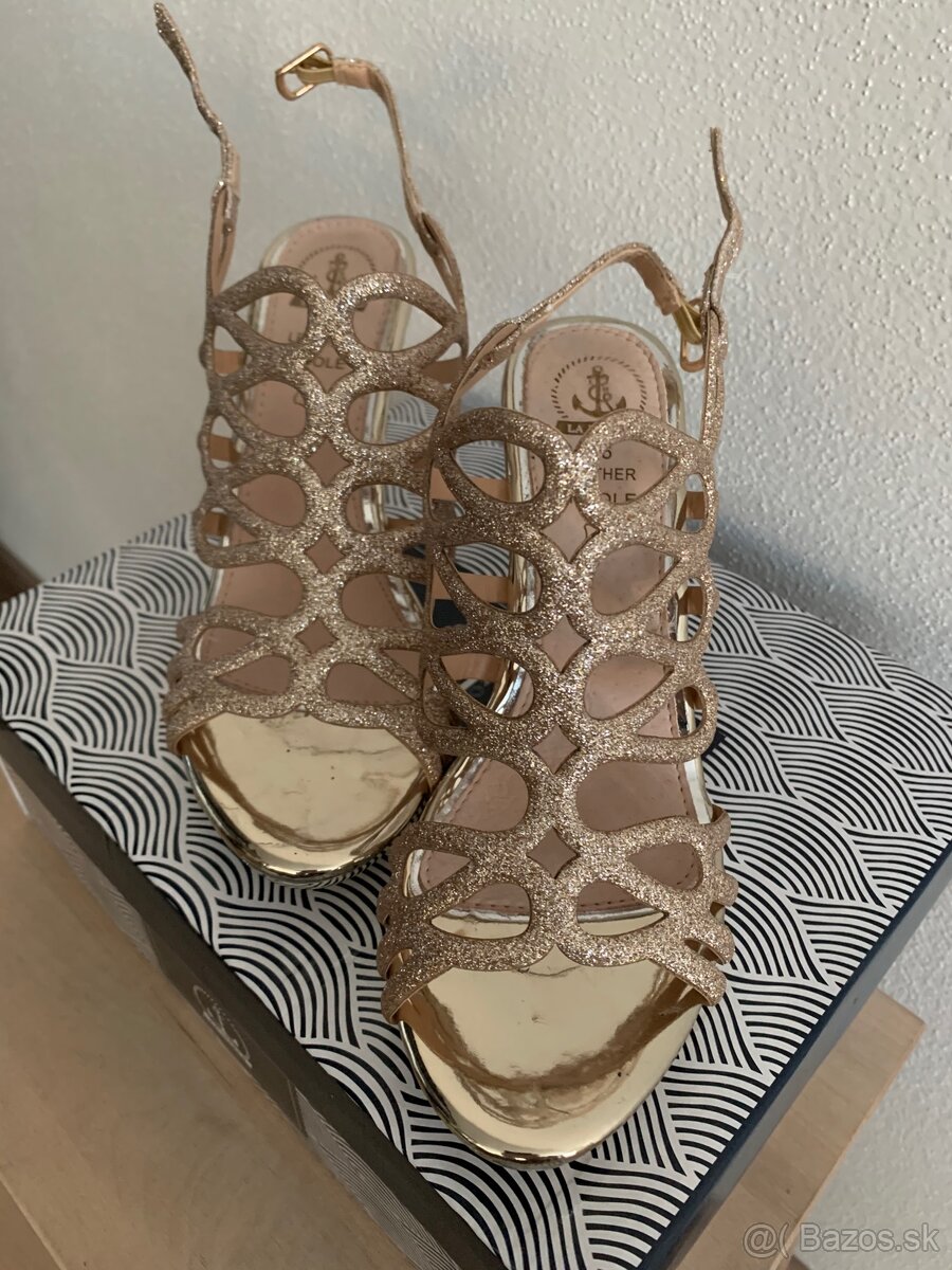 Zlaté sandálky, 36tky - 5