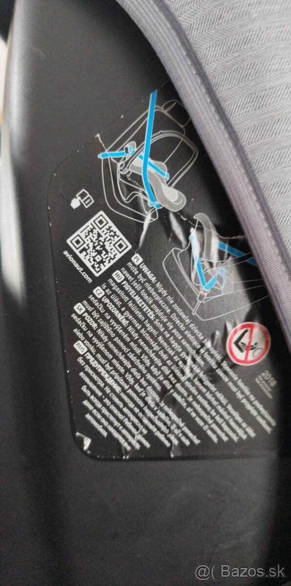 Autosedačka / vajíčko AVIONAUT KITE 0-13 kg, svetlo-šedá. - 5