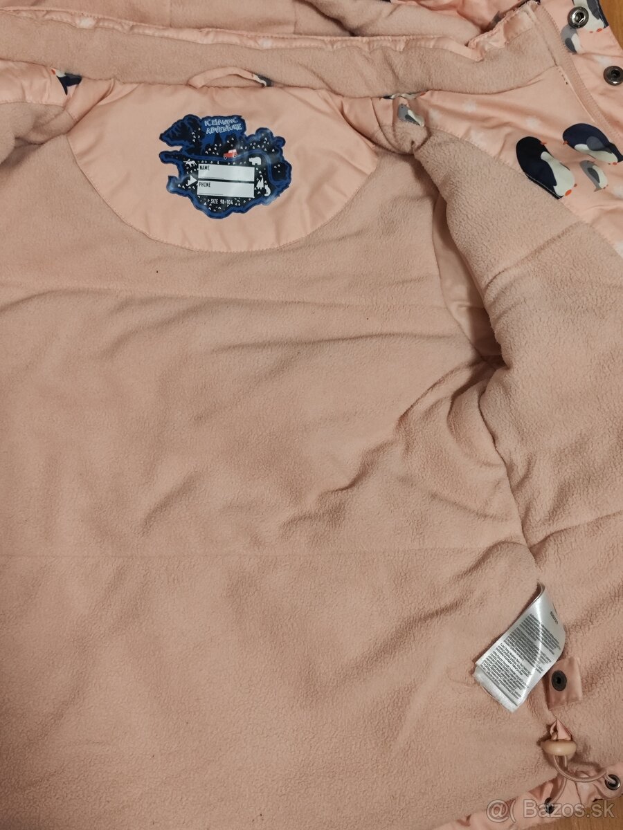 Zimné 98-104 dievčenské oblečenie do snehu - 5