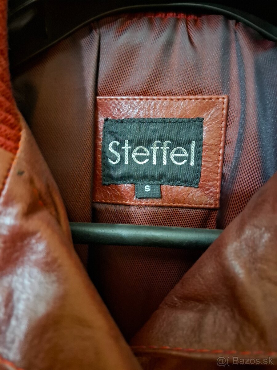 Dámsky kožený kabát Steffel - 5