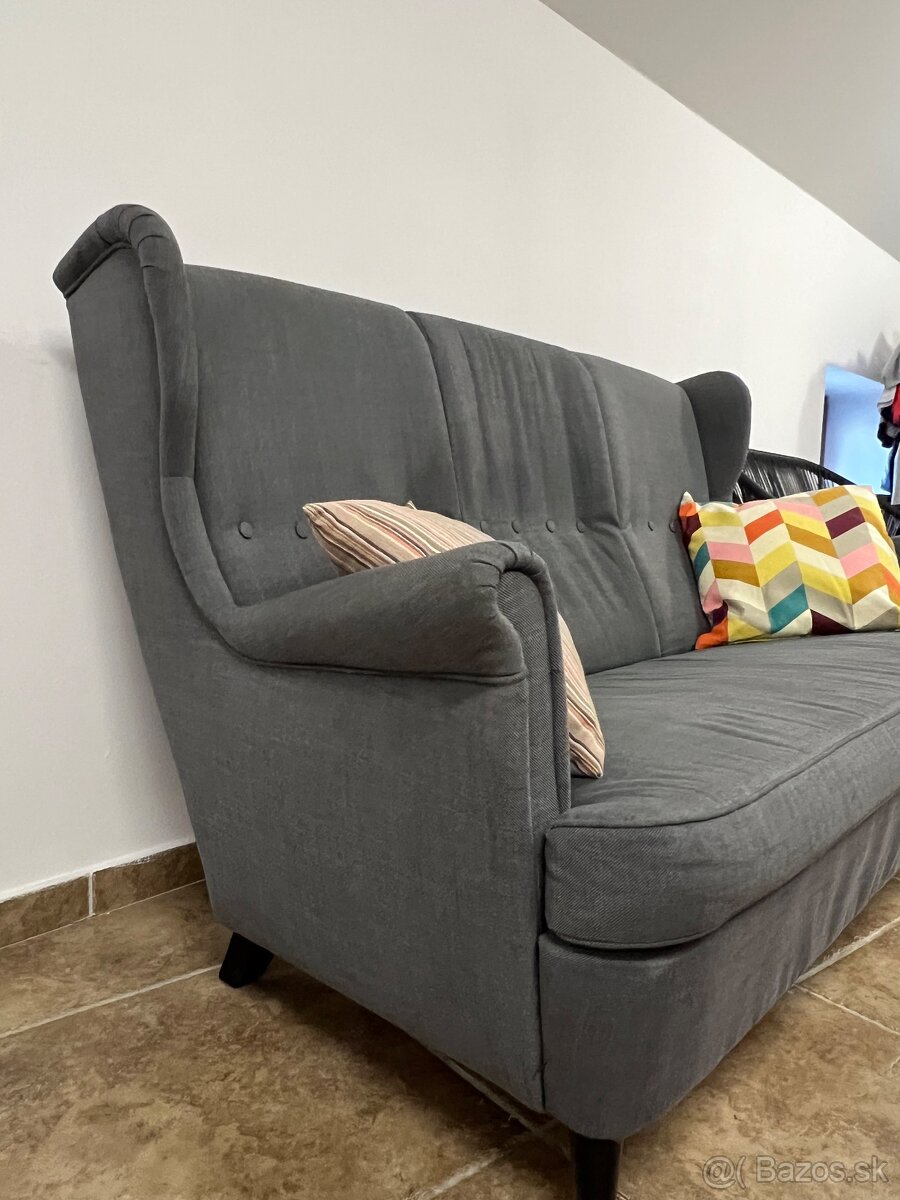 Ikea trojpohovka STRANDMON ušiak - 5