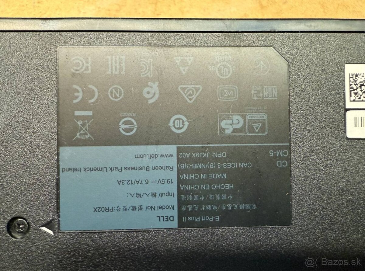 Dell E-Port Plus II dokovacia stanica (PR02X) - 5