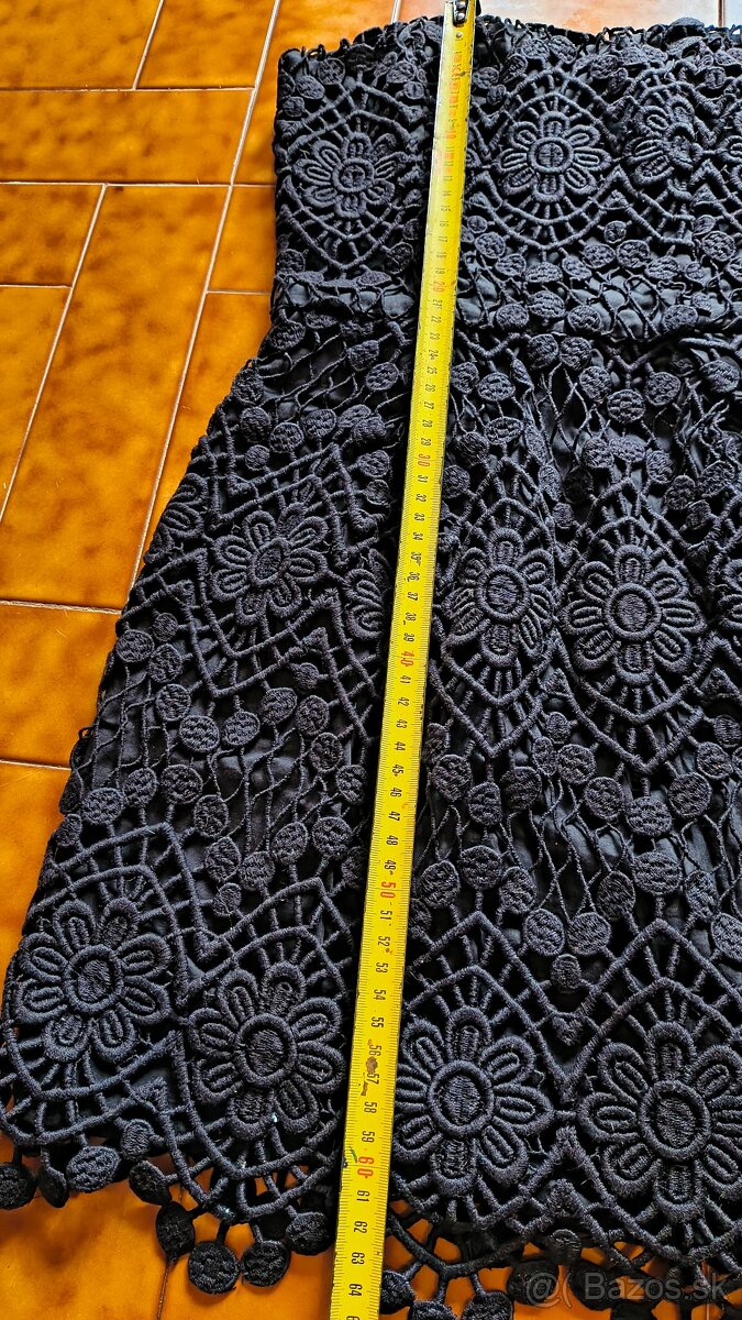 Kratke cierne saty, xs - 5