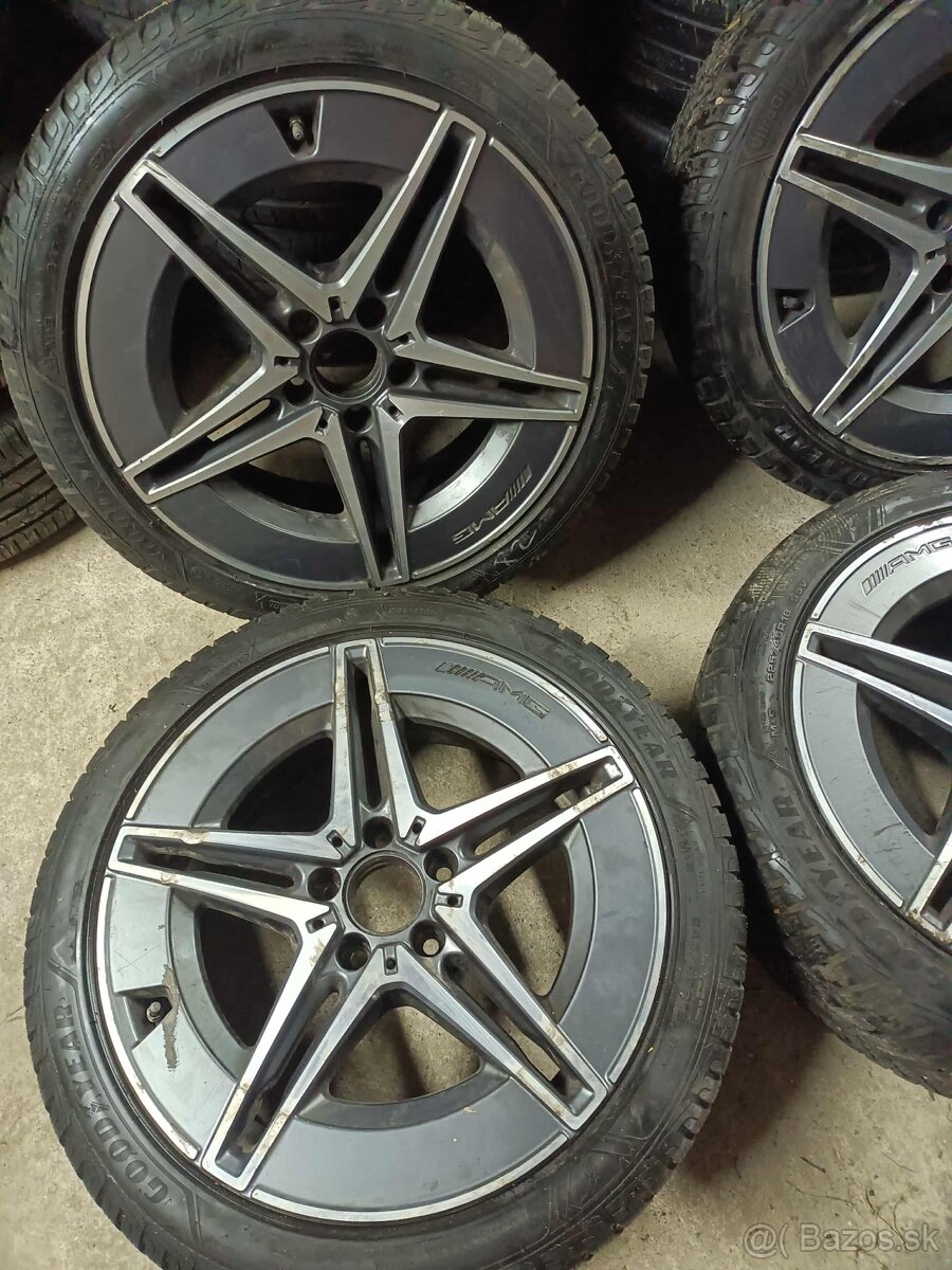 ❄️zimné orig. AMG Mercedes 5x112 R18 pneu dvojrozmer - 5