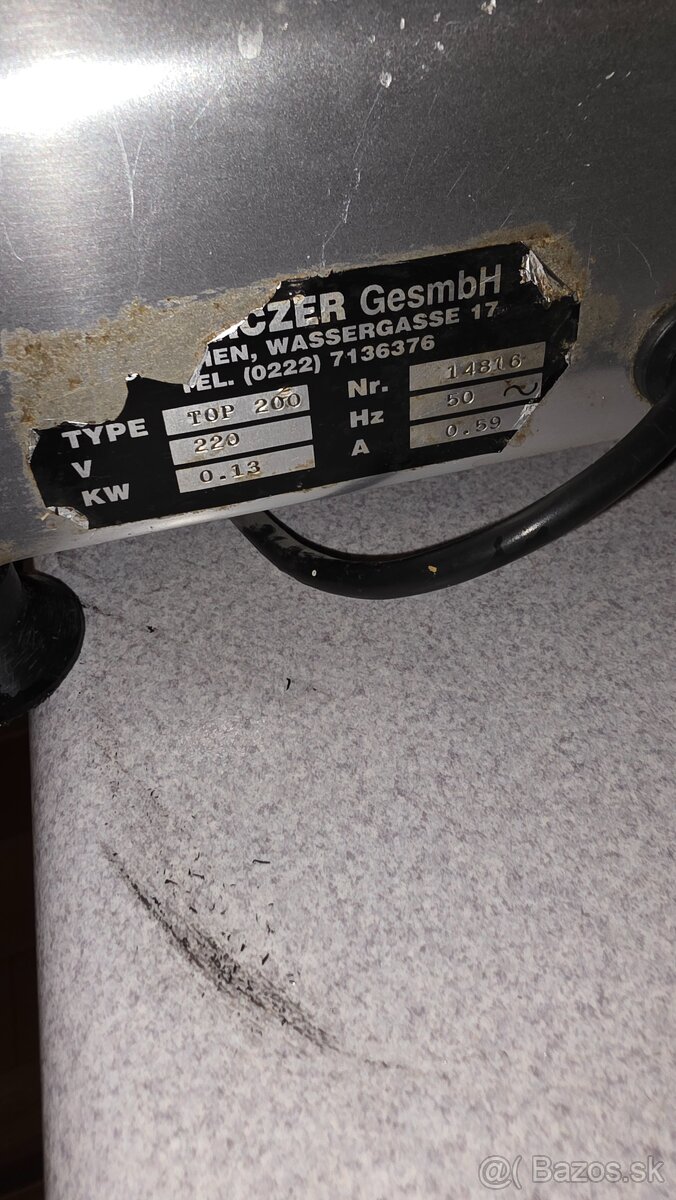 Predam Profesionálny nárezový stroj HACZER TOP 200 - 5