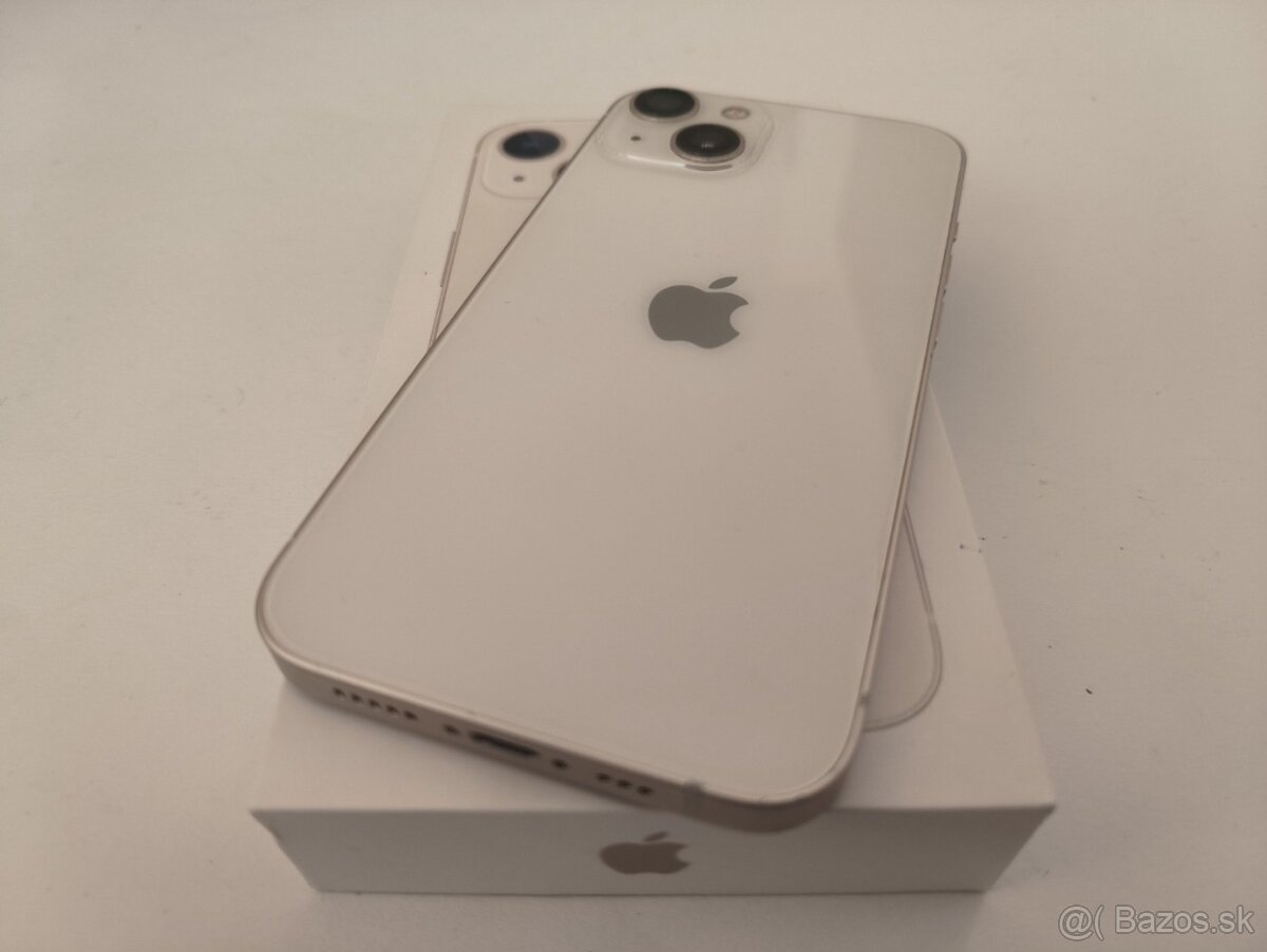 apple iphone 13 128gb Starlight / Batéria 100% - 5